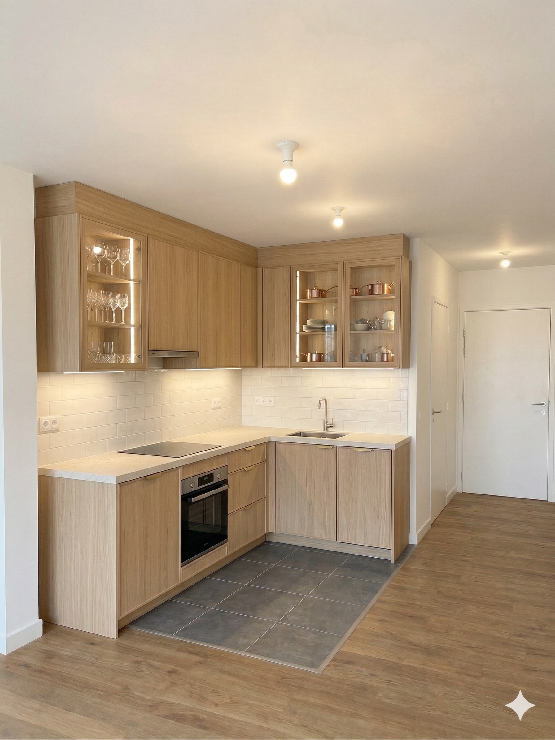 Cuisine style scandinave &mdash; rendu IA