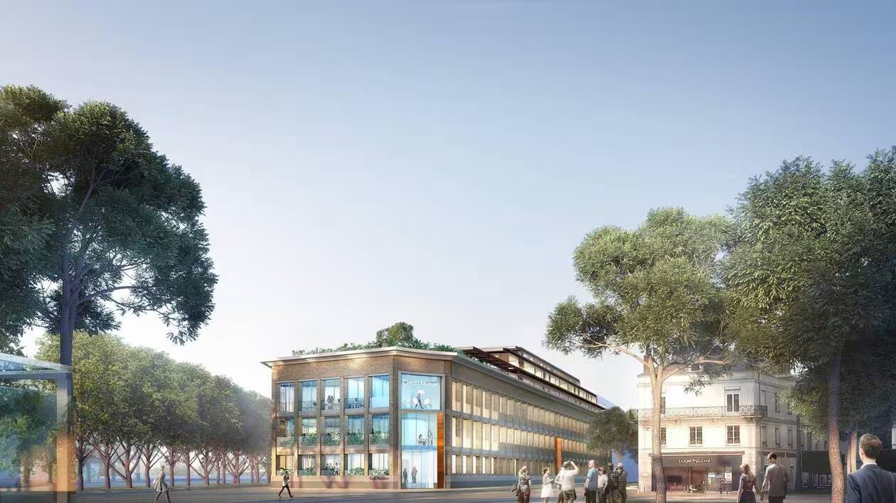 Vue 3D du projet Le Moli&egrave;re